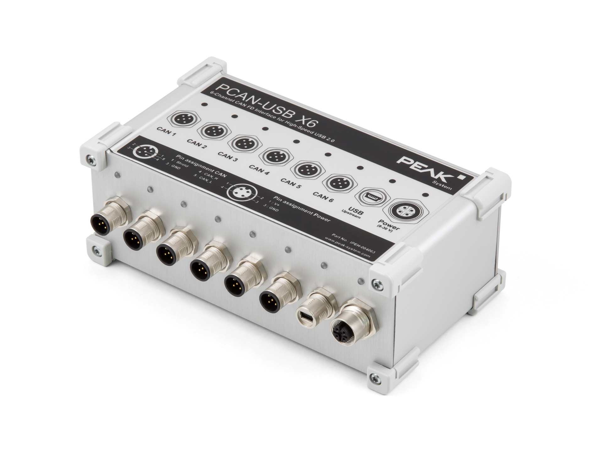 Adapter USB do CANbus FD, 6 kanałów, M12